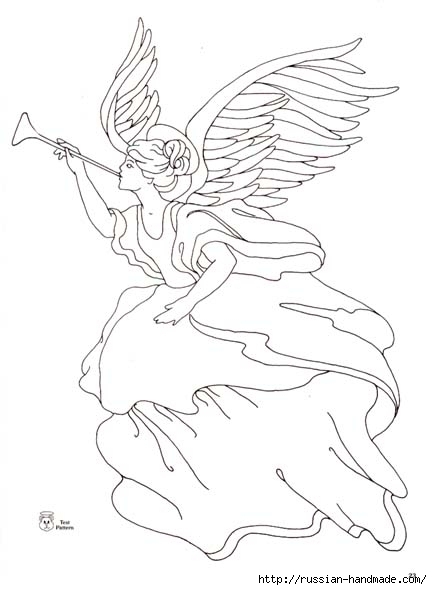 трафареты ангелов (35) (432x590, 90Kb)