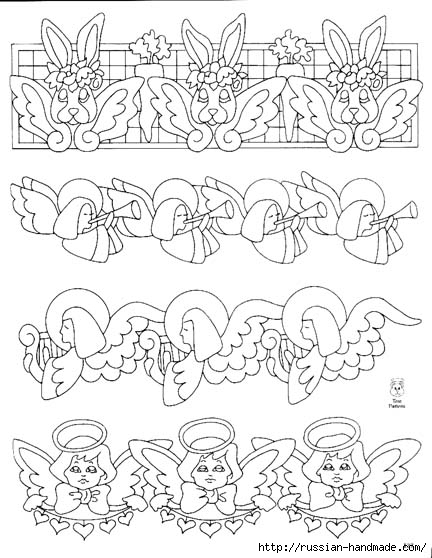 трафареты ангелов (72) (432x558, 164Kb)