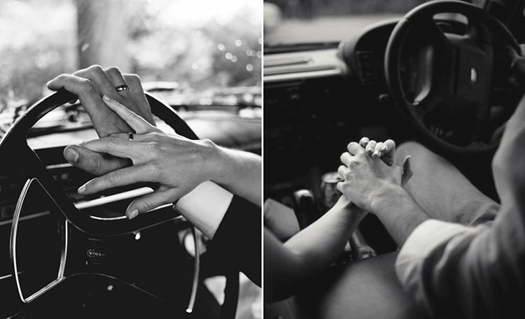 фото рук влюбленных в машине
