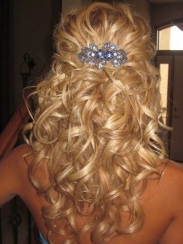 Half Up Pageant Hairstyle