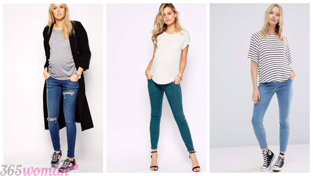 модные джинсы для беременных 2019