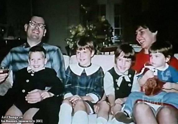 Том круз в детстве с отцом Томасом, матерью Мэри, сестрами