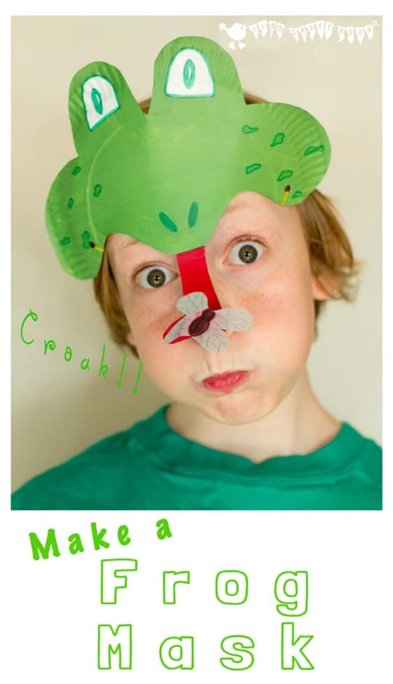 Cute DIY Kid’s Frog Mask