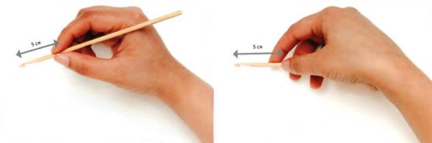 Как научиться вязать крючком: Способы держать крючок
