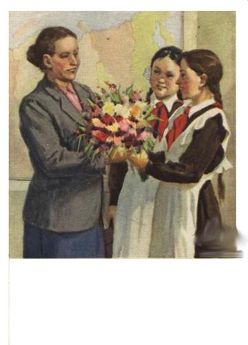 Советские открытки. 1 сентября - День знаний, фото № 44
