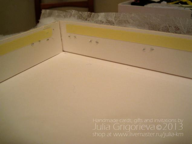 Красивая коробка для упаковки свадебного подарка или прочих нужностей, фото № 54