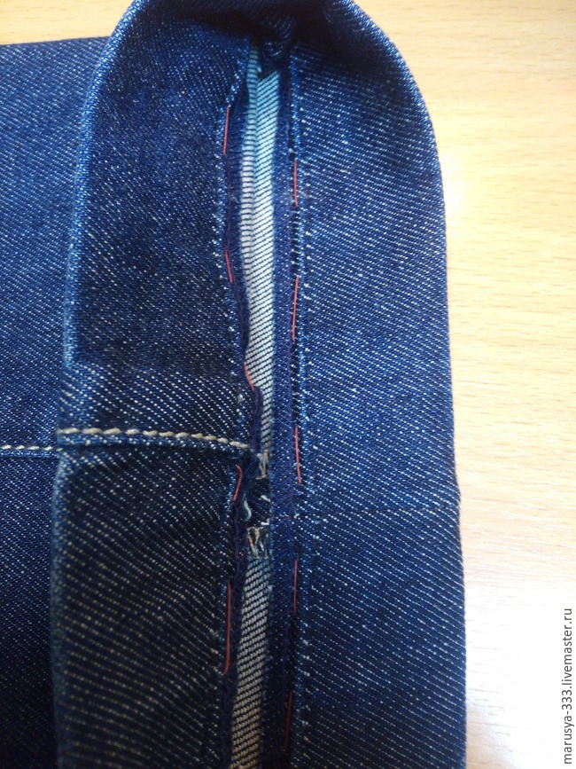 Как укоротить расклешенные джинсы с сохранением низа, фото № 16