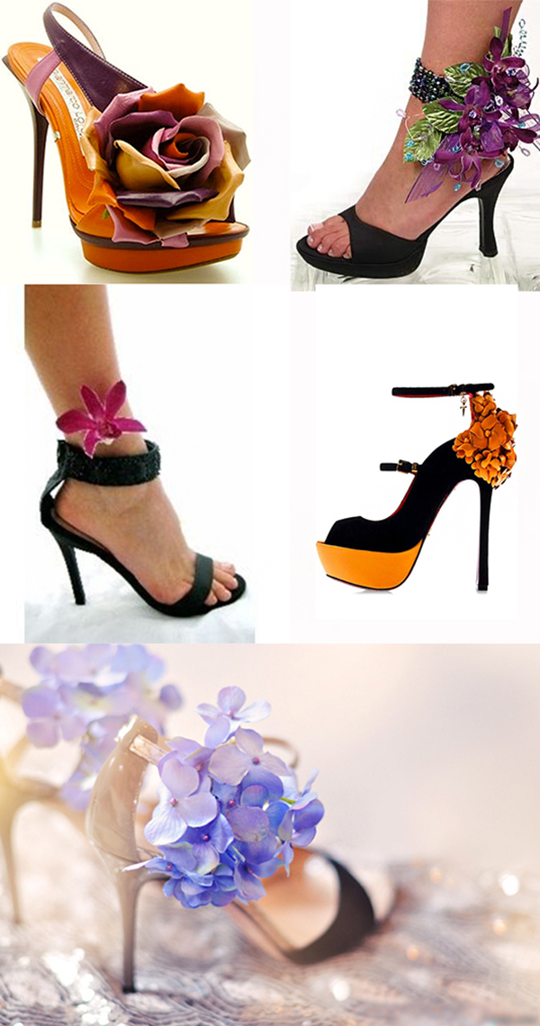 Цветы, подвески, стразы потрясающие варианты праздничного декора обуви, фото № 13