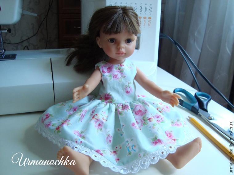 Подробный мастер-класс шьем очаровательное платье для куклы, фото № 23