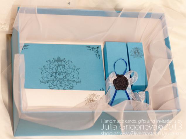 Красивая коробка для упаковки свадебного подарка или прочих нужностей, фото № 70