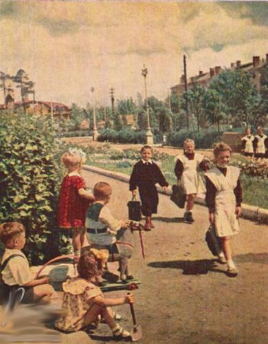 Советские открытки. 1 сентября - День знаний, фото № 39