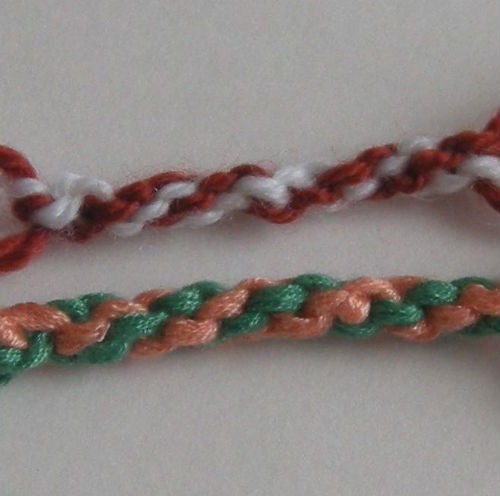 Плетение шнуров из ниток различными способами, фото № 6