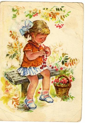 Советские открытки. 1 сентября - День знаний, фото № 3