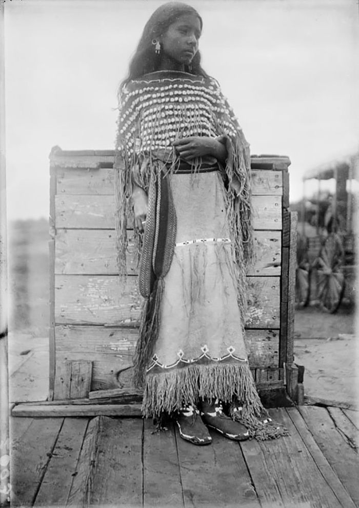 Как выглядели коренные жительницы Северной Америки? Старинные фотографии индейских девушек, фото № 11