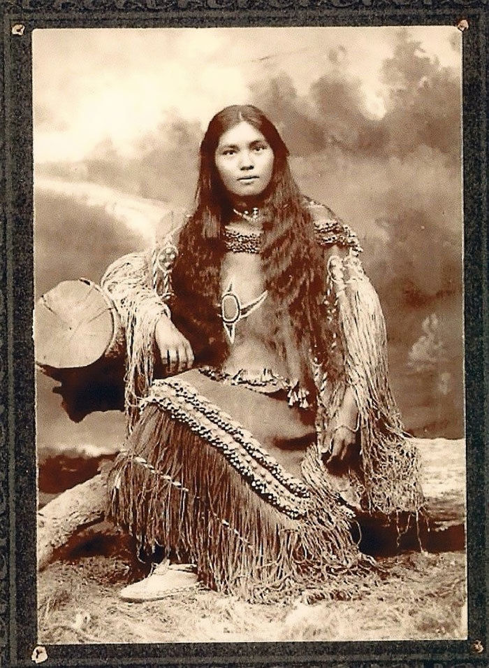 Как выглядели коренные жительницы Северной Америки? Старинные фотографии индейских девушек, фото № 7
