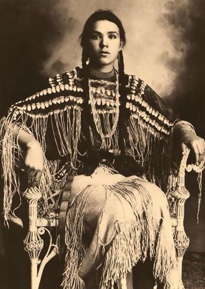 Как выглядели коренные жительницы Северной Америки? Старинные фотографии индейских девушек, фото № 4