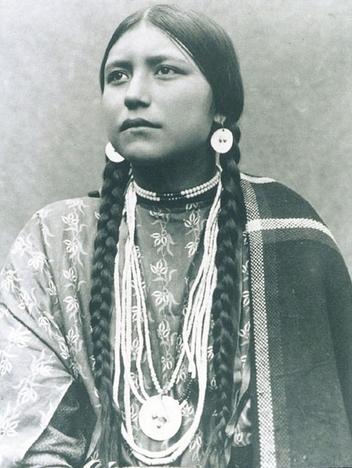 Как выглядели коренные жительницы Северной Америки? Старинные фотографии индейских девушек, фото № 6