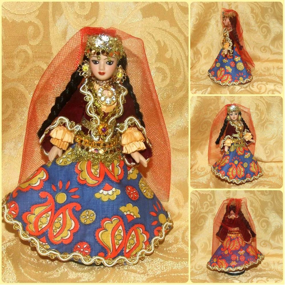 Азербайджанки — мои куклы в народном костюме, особенности азербайджанского костюма, фото № 9