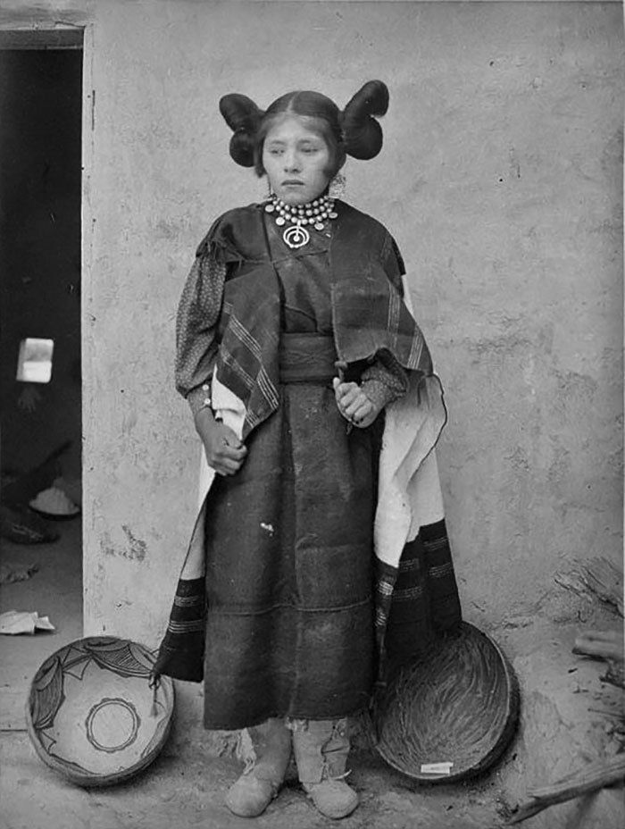 Как выглядели коренные жительницы Северной Америки? Старинные фотографии индейских девушек, фото № 9