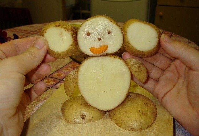 Поделки из картошки своими руками