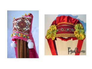 В праздники девушки надевали пехтим – шапочку, украшенную бумажными цветами