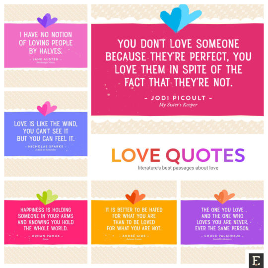 Best love quotes - literature