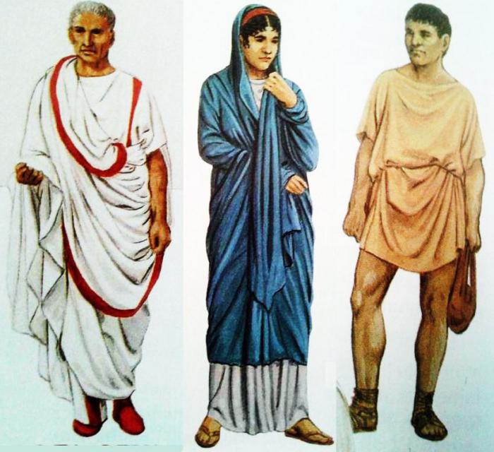одежда римлян шерстяная рубаха с короткими рукавами