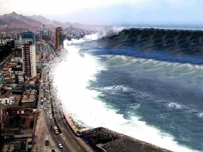 самая большая волна цунами в мире