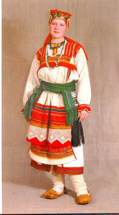 ациональный костюм мордовский женский