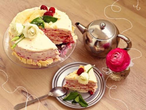 Торт наполеон с малиной и маскарпоне. Торт Наполеон с маскарпоне и ягодами