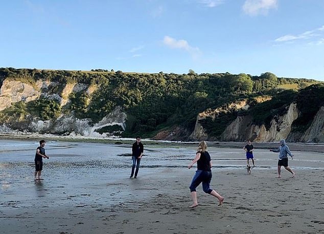 Bembridge Boarding House, one of the school’s three boarding houses offered the perfect environment for the children. It is set in 100 acres sweeping down to a sandy cove (pictured above)