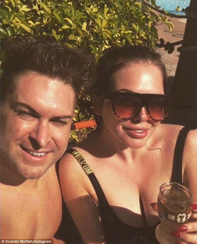 Holiday blues: Scarlett jetted back from her heartbreak holiday last month with her pal Liam, instead of boyfriend Lee, and it was later confirmed that her beau had been dumped on the trip