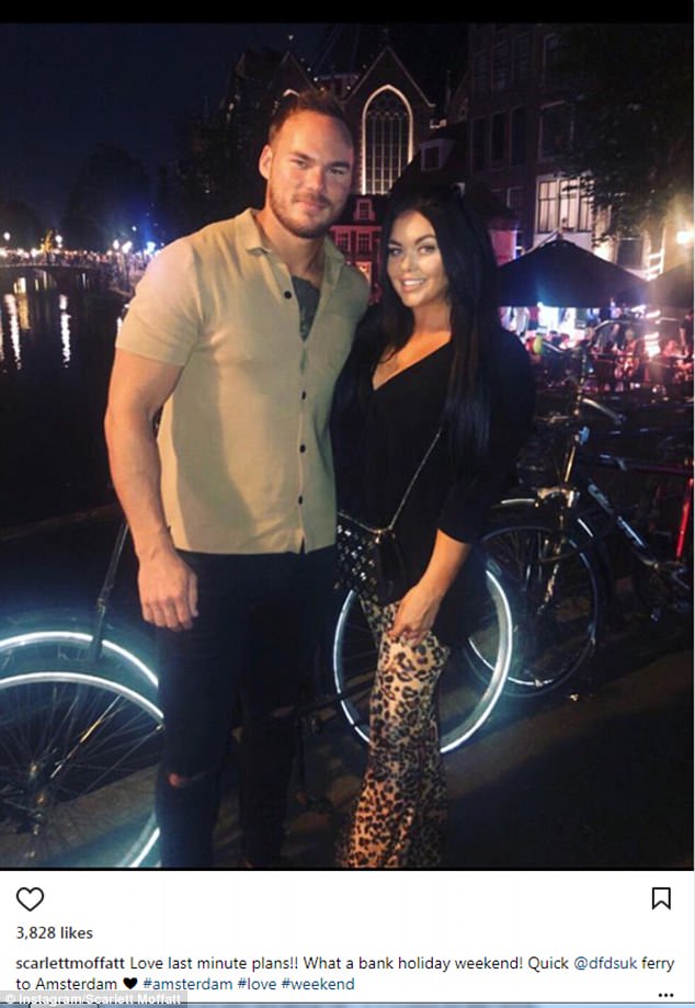 Reunited and it feels so good: Scarlett Moffatt proved her rekindled romance with Lee Wilkinson was going from strength to strength as she posted a public declaration of love to him, along with a sweet photo of the pair to Instagram on Tuesday