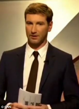 Announcement: Anton Krasovsky, 37, was sacked from his job for admitting he was gay on live televison
