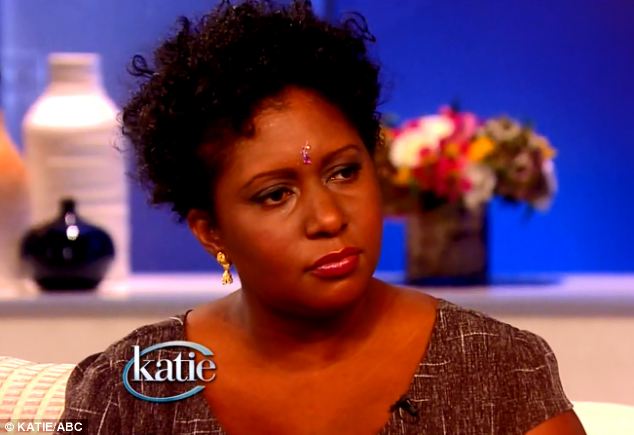 Strength: Aziza Kibibi spoke out on the Katie Couric show about the years of sexual abuse she endured at the hands of her father, a successful music video producer who impregnated her five times