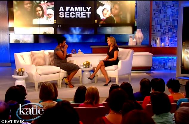 Speaking out: Aziza appeared on the Katie Couric show on Monday so other victims will not feel alone