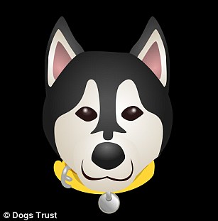 Users can share emoji directly from the Dogs Trust Emoji app, which is available to download from the App Store and Google Play store