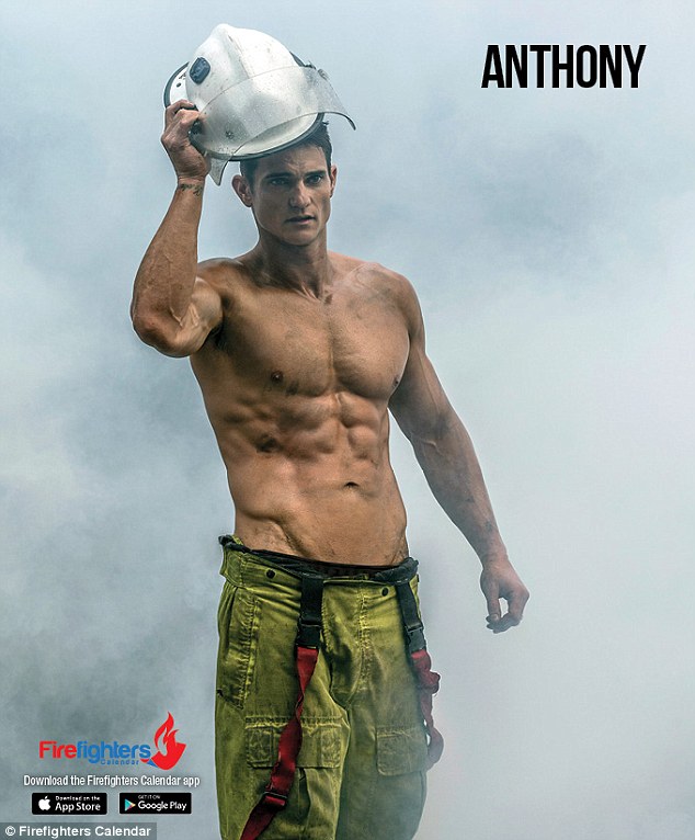 Competitive: The calendar is a huge opportunity for the firefighters who become famous internationally