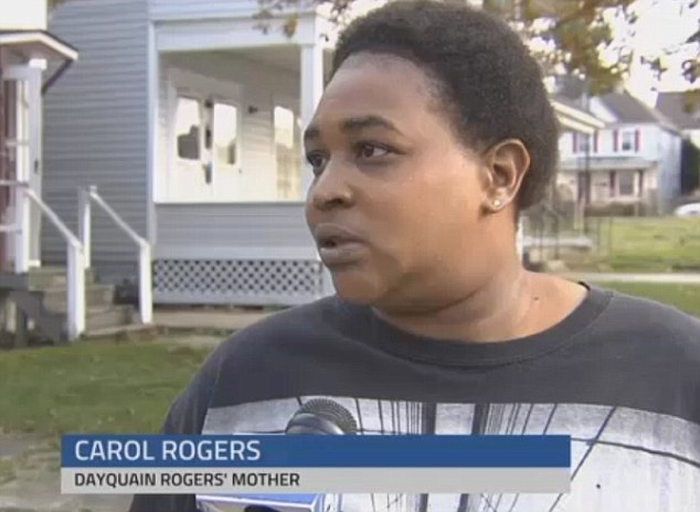 His mother, Carol Rogers, told the station: 