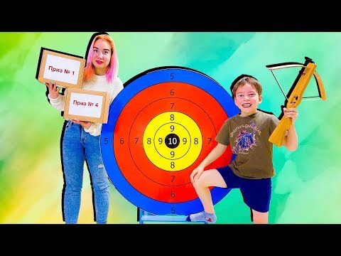 Челлендж СЮРПРИЗ или ДЕЙСТВИЕ! Кто самый меткий - Света, Богдан или мама?