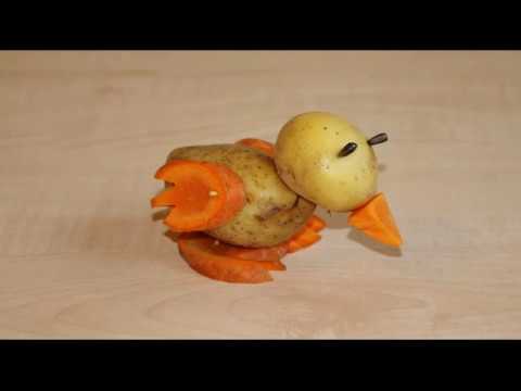 Поделки из моркови / поделки своими руками