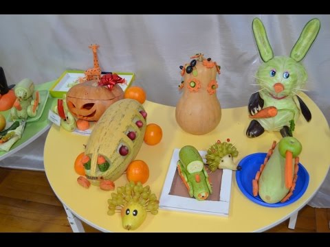 ✵✸⍟ПОДЕЛКИ ИЗ ПРИРОДНОГО МАТЕРИАЛА. ПОДЕЛКИ ИЗ ОВОЩЕЙ И ФРУКТОВ. CRAFTS MADE FROM NATURAL MATERIAL.