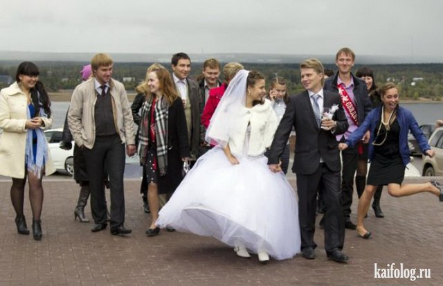 Смешные и идиотские свадебные фото (55 фото)