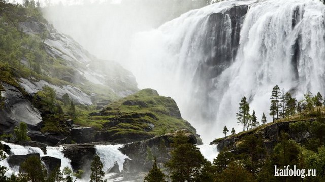 Самые красивые водопады (55 фото)