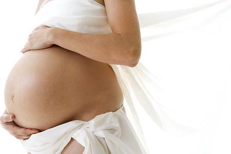 Беременная: головное предлежание плода
