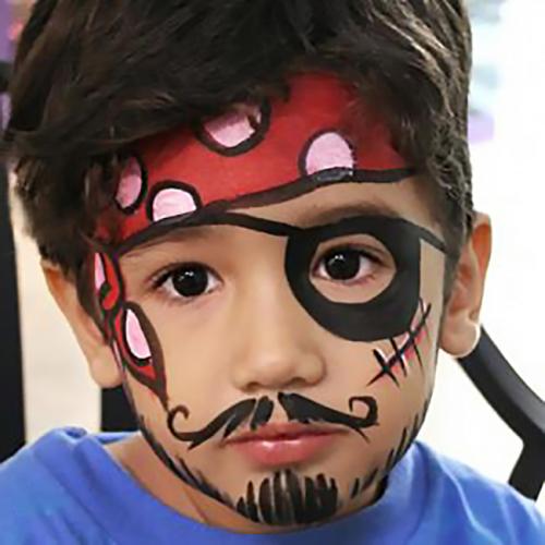 Рисунки на лице на Хэллоуин для детей. Рисунки на лице для детей