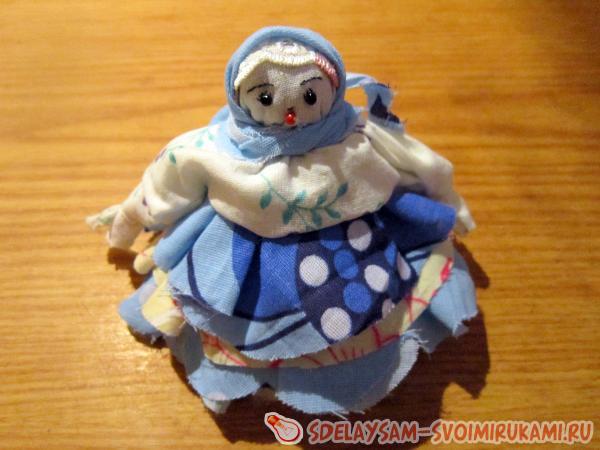 Тряпичная кукла Снегурочка