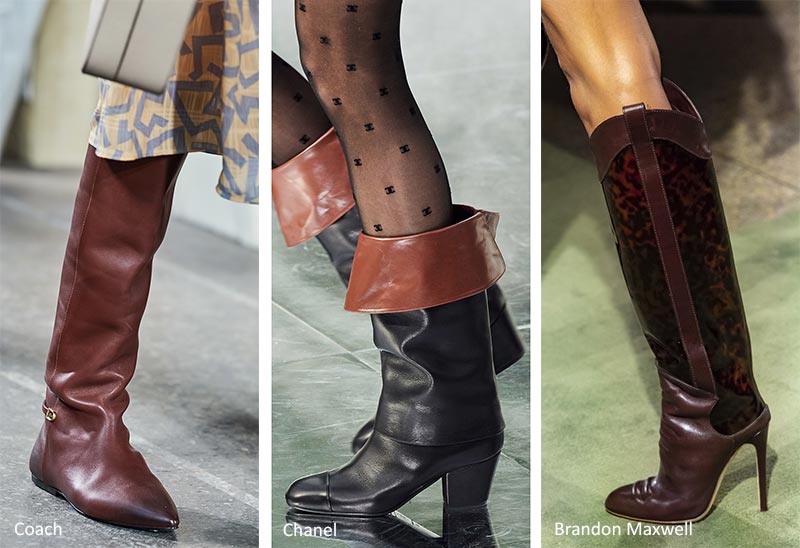 Модная обувь осень-зима 2020-2021: Конные сапоги