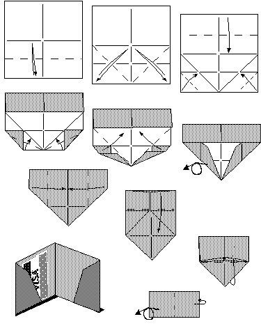Схема для изготовления кошелька