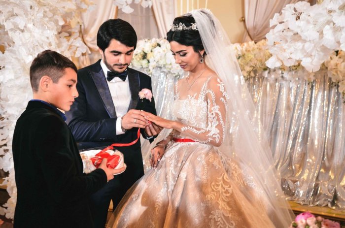 Нежная азербайджанская свадьба